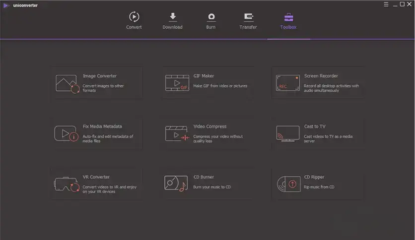 Wondershare UniConverter——全能媒体处理工具详解