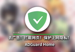 【全平台/工具】无感 去广告！拦截网页！防止DNS污染！保护上网隐私！ADGuard Home Docker版本-玄夜の资源小站 - 获取千万好用软件游戏以及动漫推荐