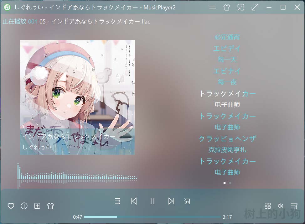 【PC/音频】超强音乐播放软件 MusicPlayer2 V2.78 超小体积 | 免安装