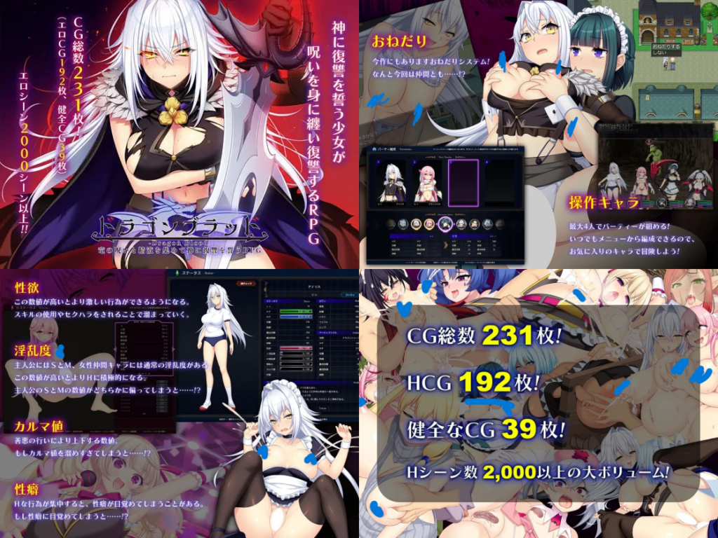 图片[1]-【RPG】【汉化】龙之血~用龙之诅咒和敬业向神发誓复仇RPG ~