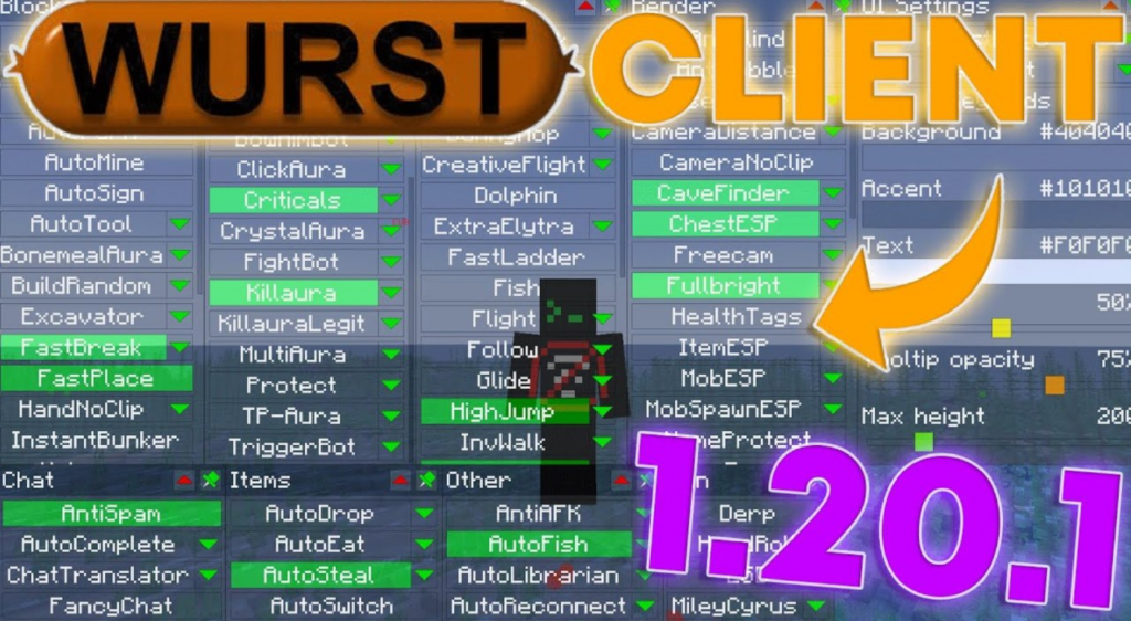 图片[1]-我的世界1.20.1 Wurst Forge_7.50.3多功能辅助 - 玄夜の资源小站 - 获取千万好用软件游戏以及动漫推荐-玄夜の资源小站 - 获取千万好用软件游戏以及动漫推荐