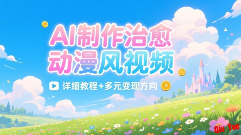 治愈系动漫短视频教程 AI自动生成成片-Sakuraxy