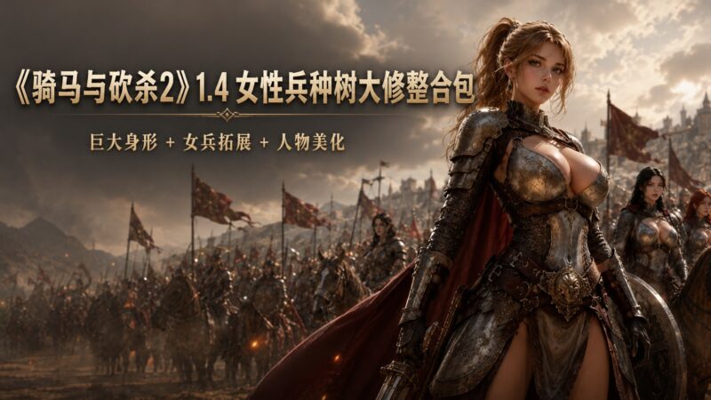 《骑马与砍杀2》1.4女性兵种树大修Mod整合包-Sakuraxy