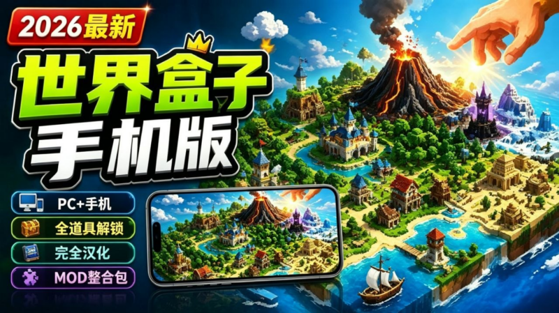 世界盒子 上帝模拟器 v0.51.2 全道具解锁 完全汉化 PC＋安卓-SakuraXy
